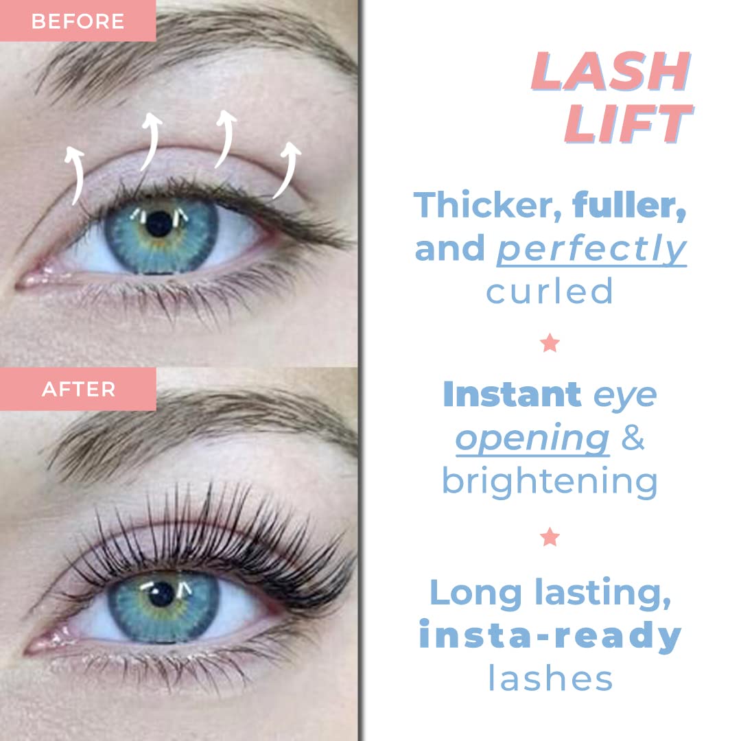 CICI Lash Lift Kit perming solution bottles numbered one to four close up look
