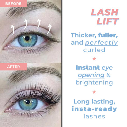CICI Lash Lift Kit perming solution bottles numbered one to four close up look