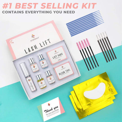 CICI Lash five different sizes of silicone lifting pads and Y shape styling brushes