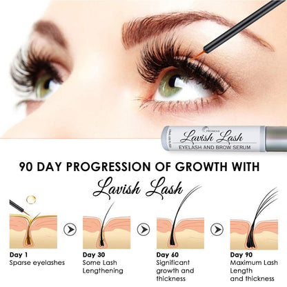 Side profile of authentic Pronexa lash and brow serum container highlighting original brand text.
