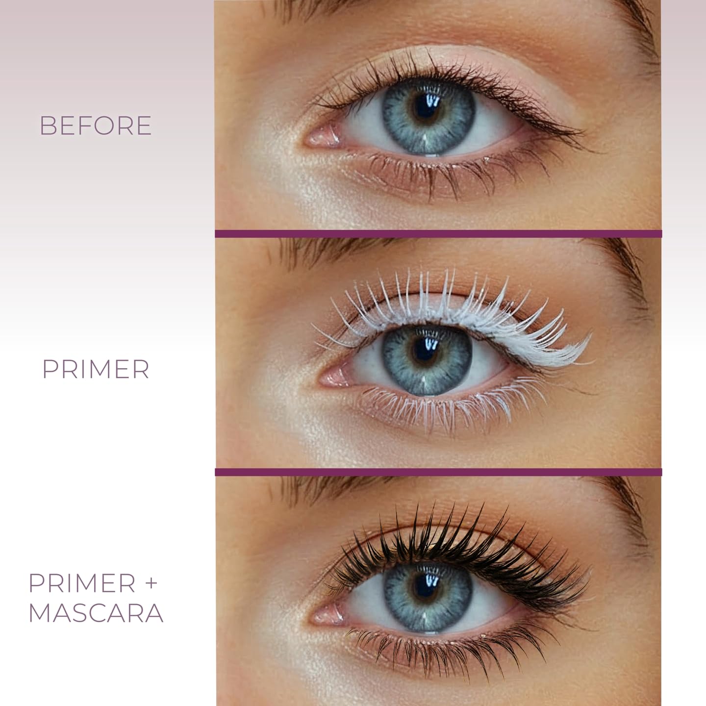 Blinc clean beauty lash primer packaging displaying product details