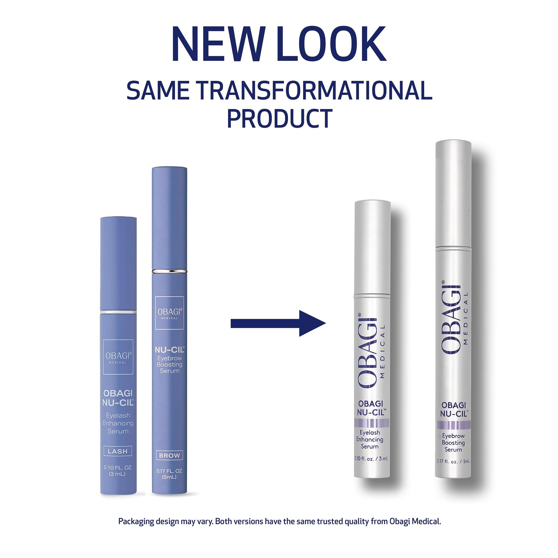 Close up view of the Obagi Nu-Cil Eyelash Enhancing Serum applicator brush displaying the precise liquid formula delivery.