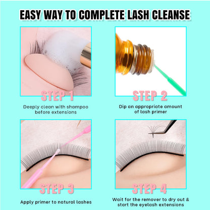 USA imported VAVALASH lash primer on a white backdrop for beauty salon setup