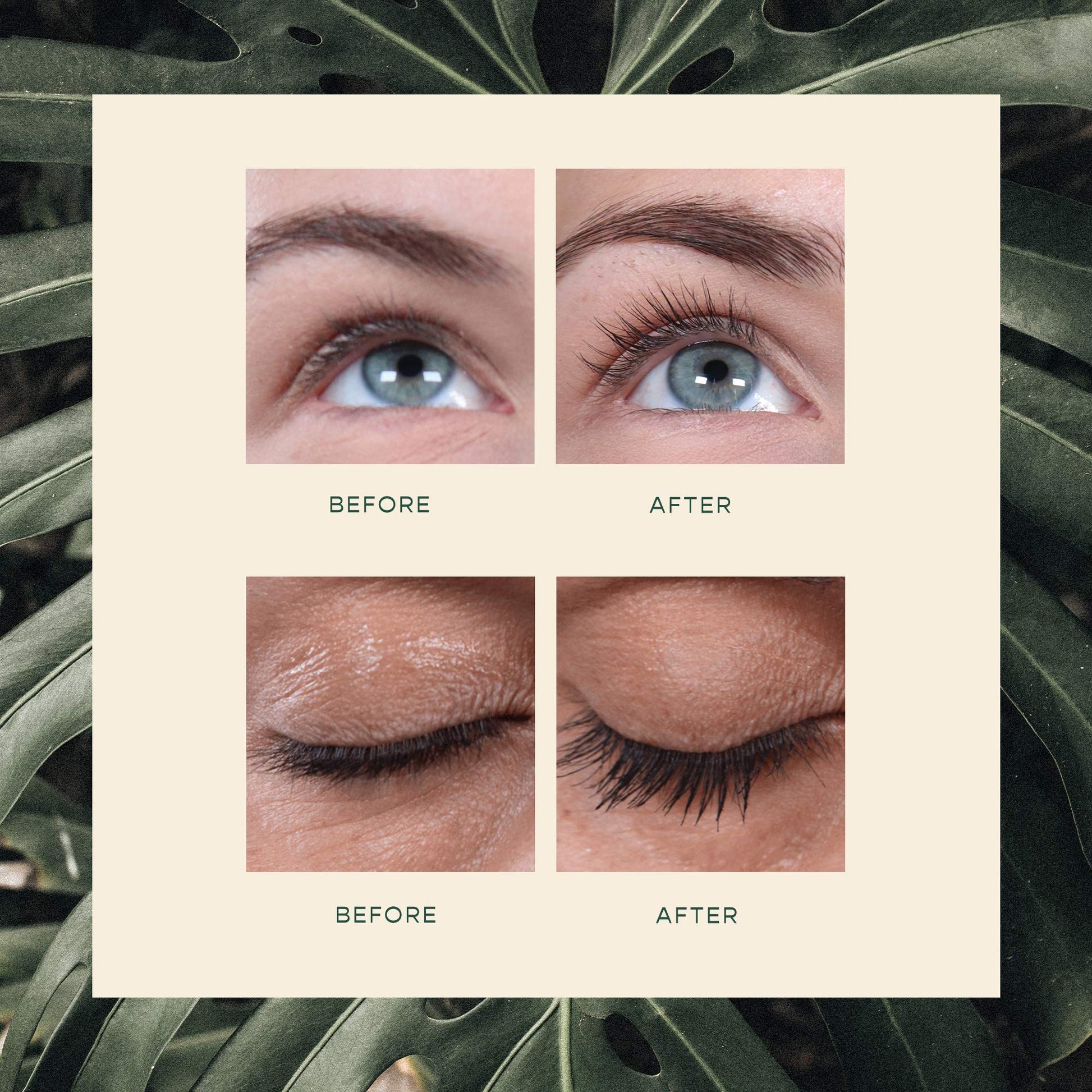 Side angle view of VEGAMOUR premium imported beauty lash enhancer for thicker eyelashes.