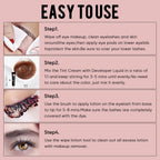 Close up of 15ml black coloring cream tube
