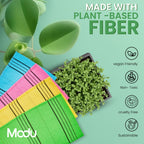 Authentic Modu viscose exfoliating mitts packaging
