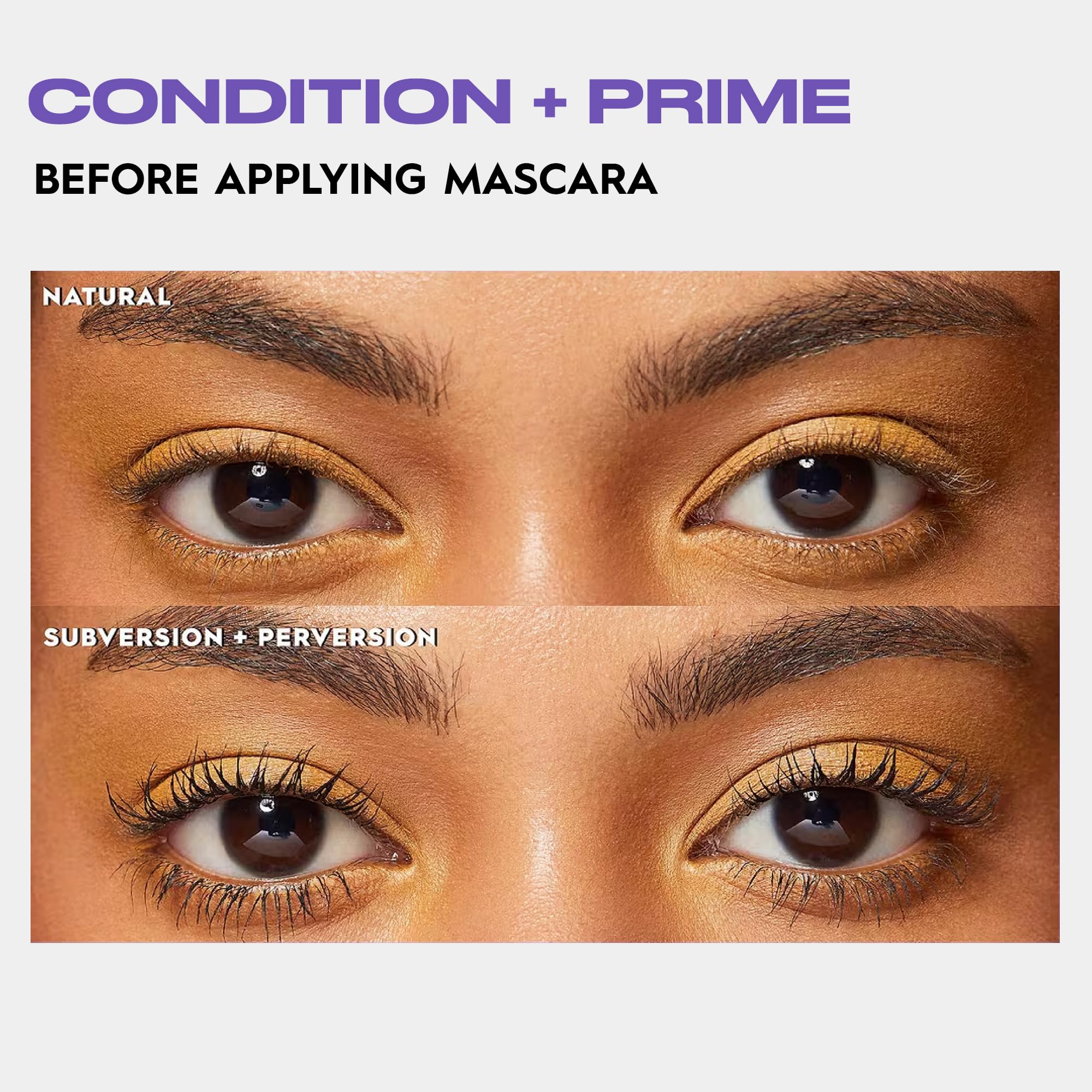 Urban Decay conditioning mascara primer wand showing the application bristles