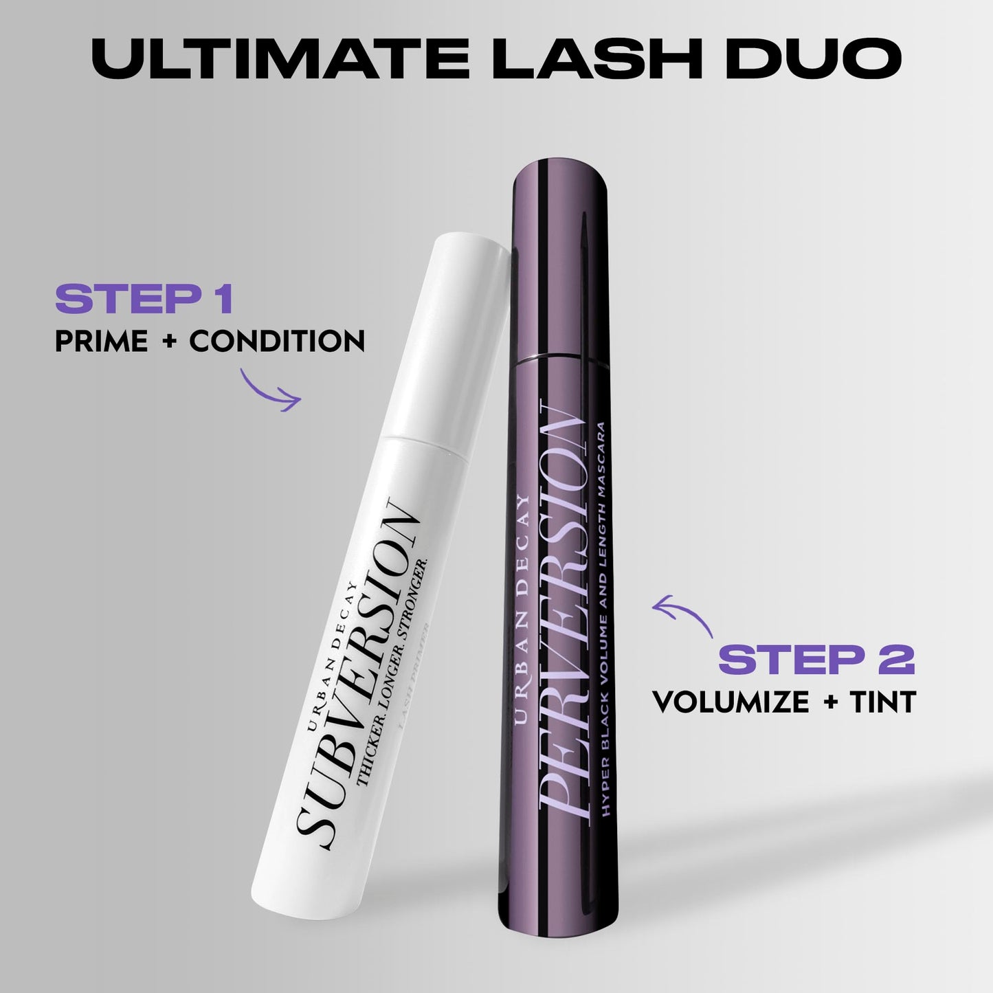 Close up view of the Urban Decay lengthening eye primer brush head