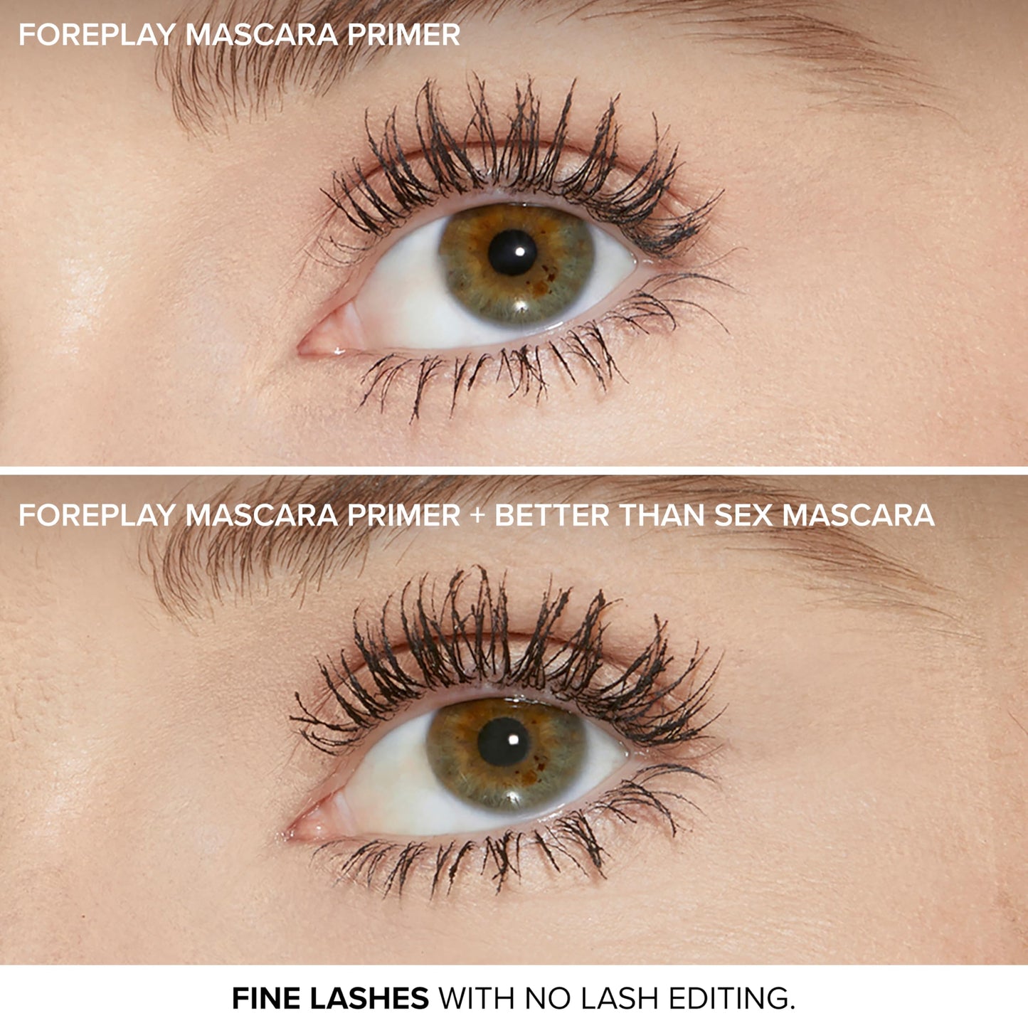 Waterproof mascara base infused with argan oil for lash conditioning