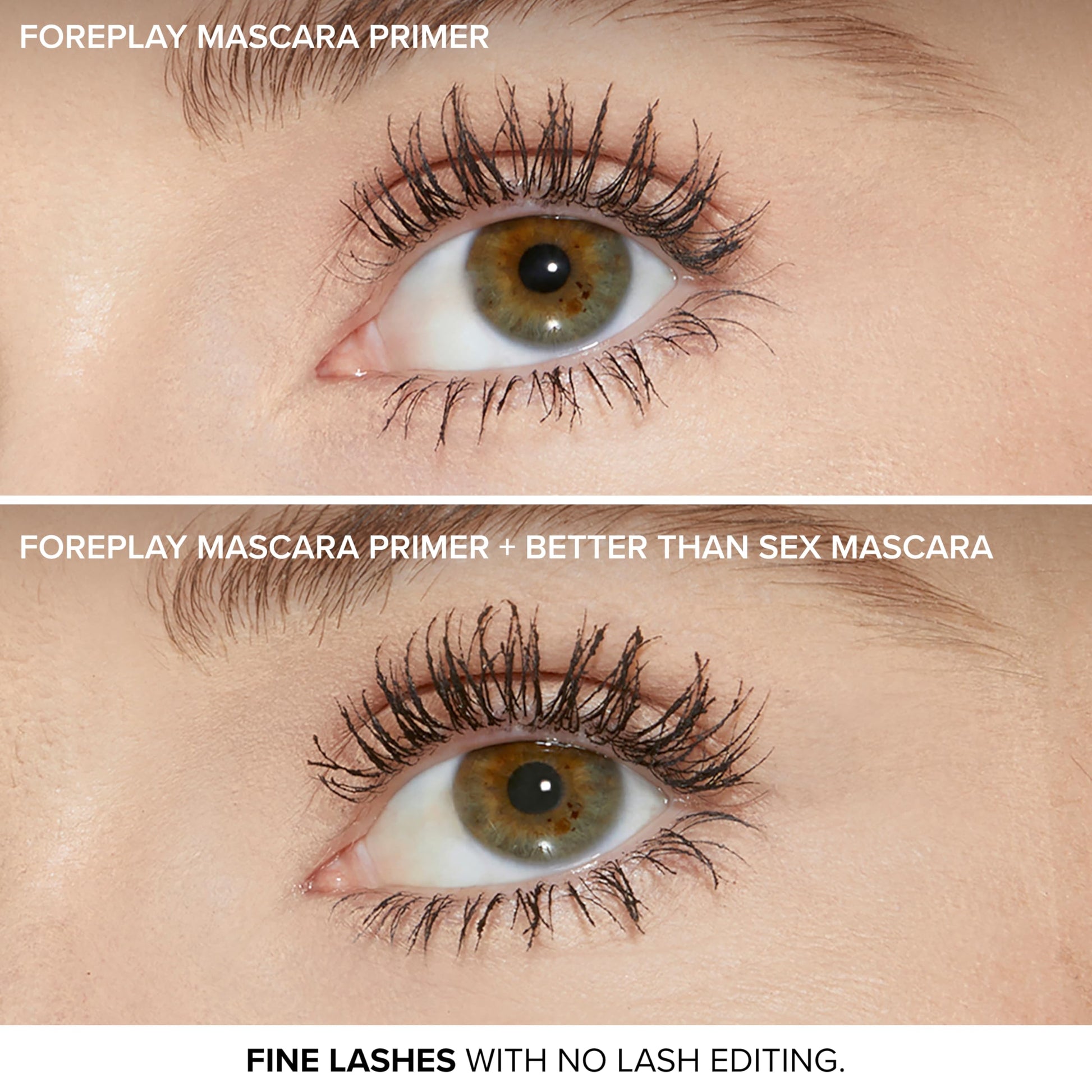 Waterproof mascara base infused with argan oil for lash conditioning