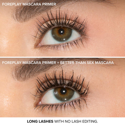 Smudge proof eye makeup primer double arch brush design detail