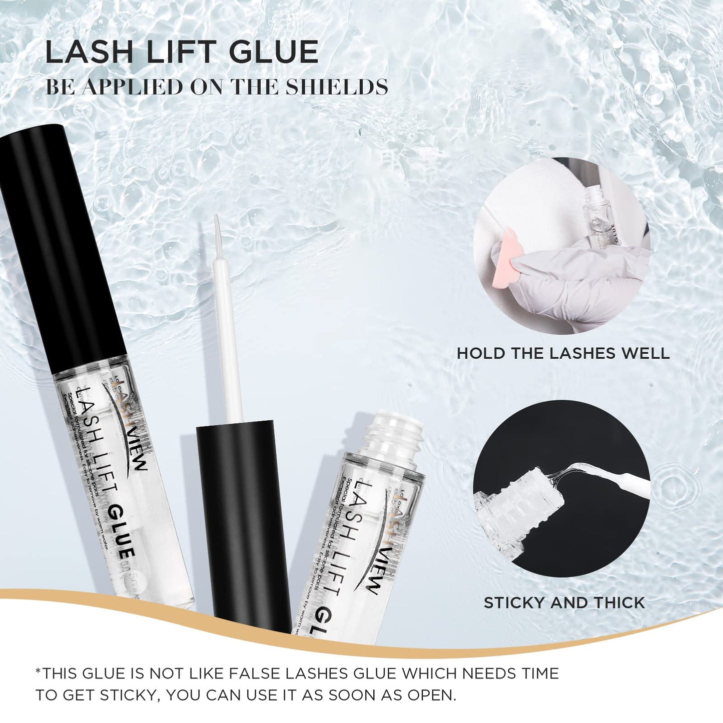 LASHVIEW professional lash lift full ten times application set contents