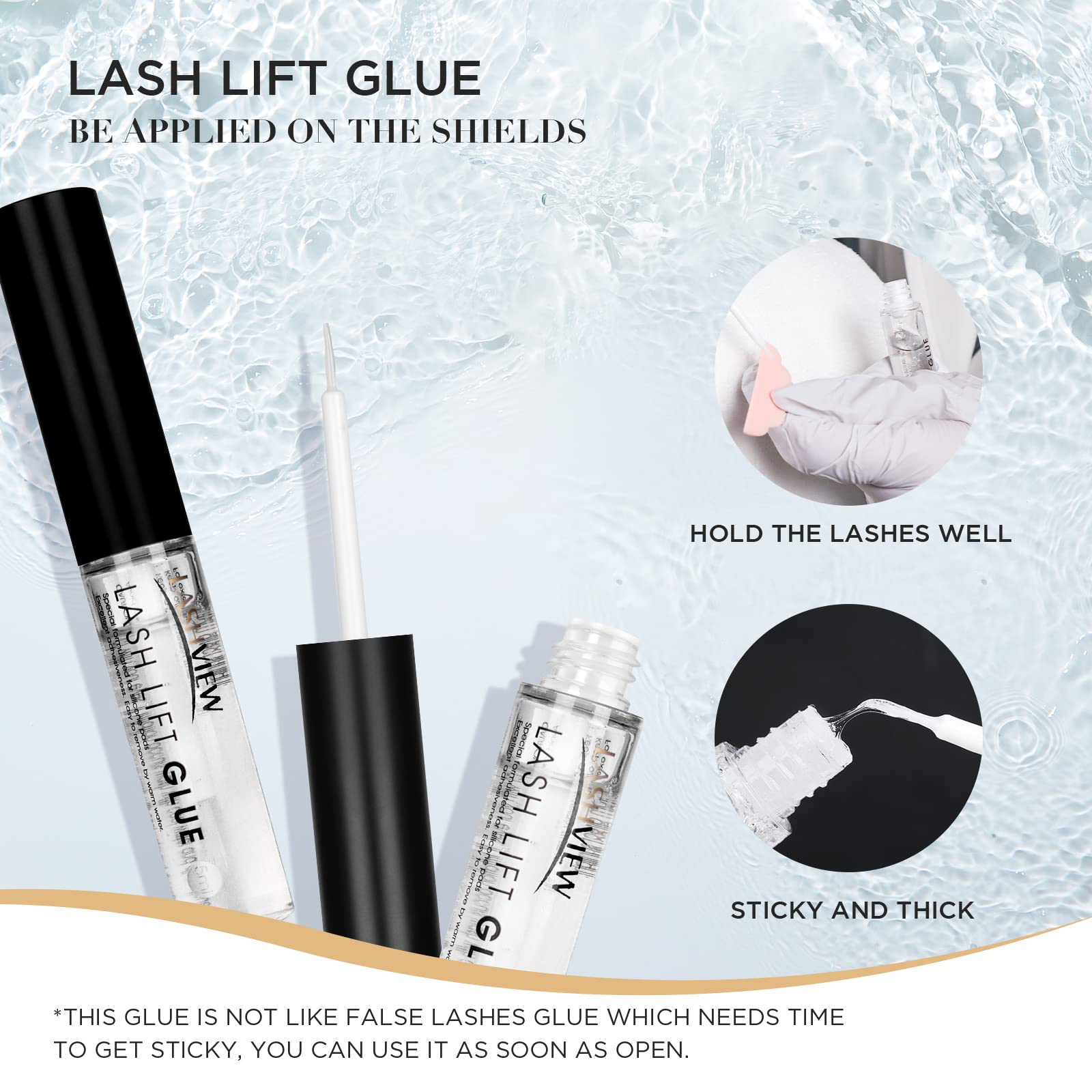 LASHVIEW professional lash lift full ten times application set contents