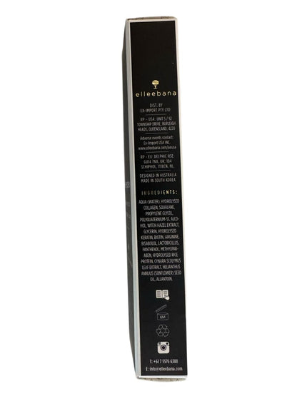Elleebana Advanced Aftercare gel formulation being applied to eyebrows for lamination care