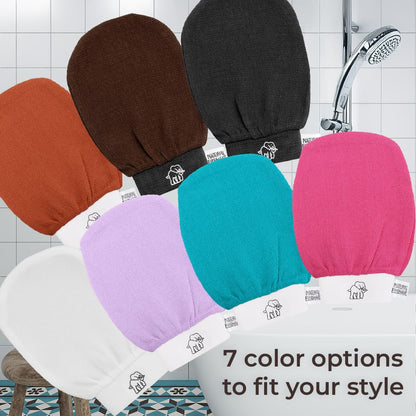 Natural Elephant hammam mitt used for soft glowing skin
