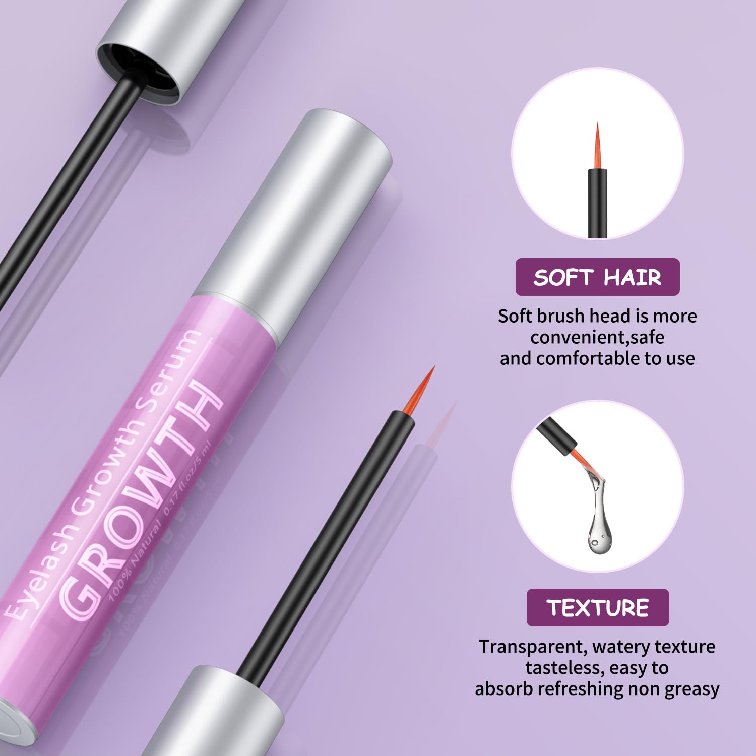 Advanced eyelash nourishing treatment for longer and thicker lashes