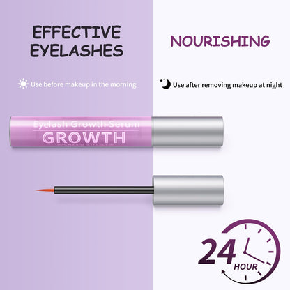 Botanical formula lash enhancer showing the applicator and protective purple box