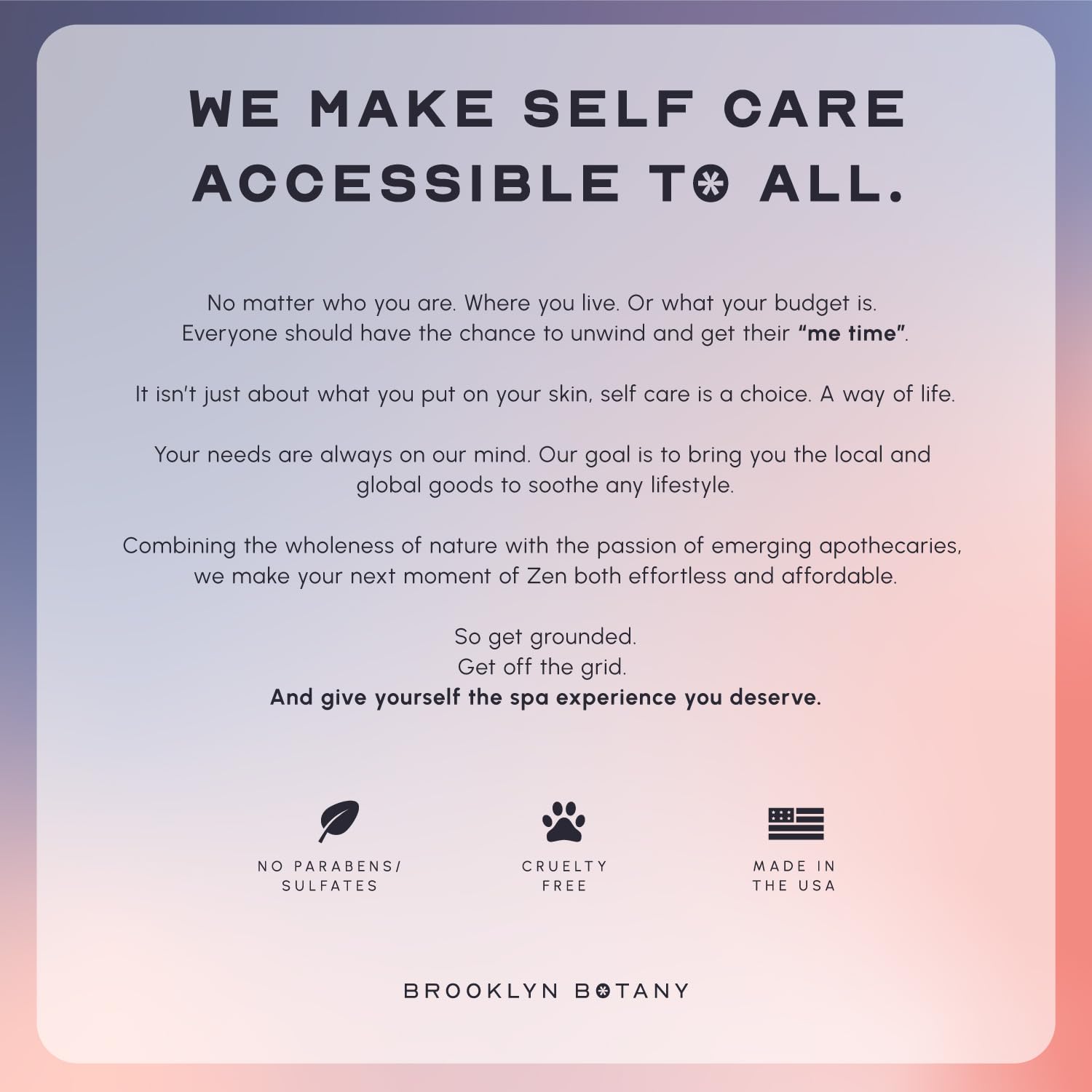 Brooklyn Botany body care product packaging showcasing the cruelty free honey formula.