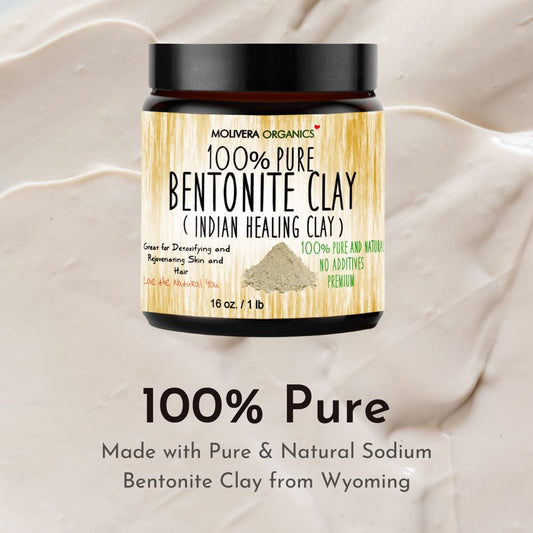Molivera Organics natural detoxifying clay powder texture
