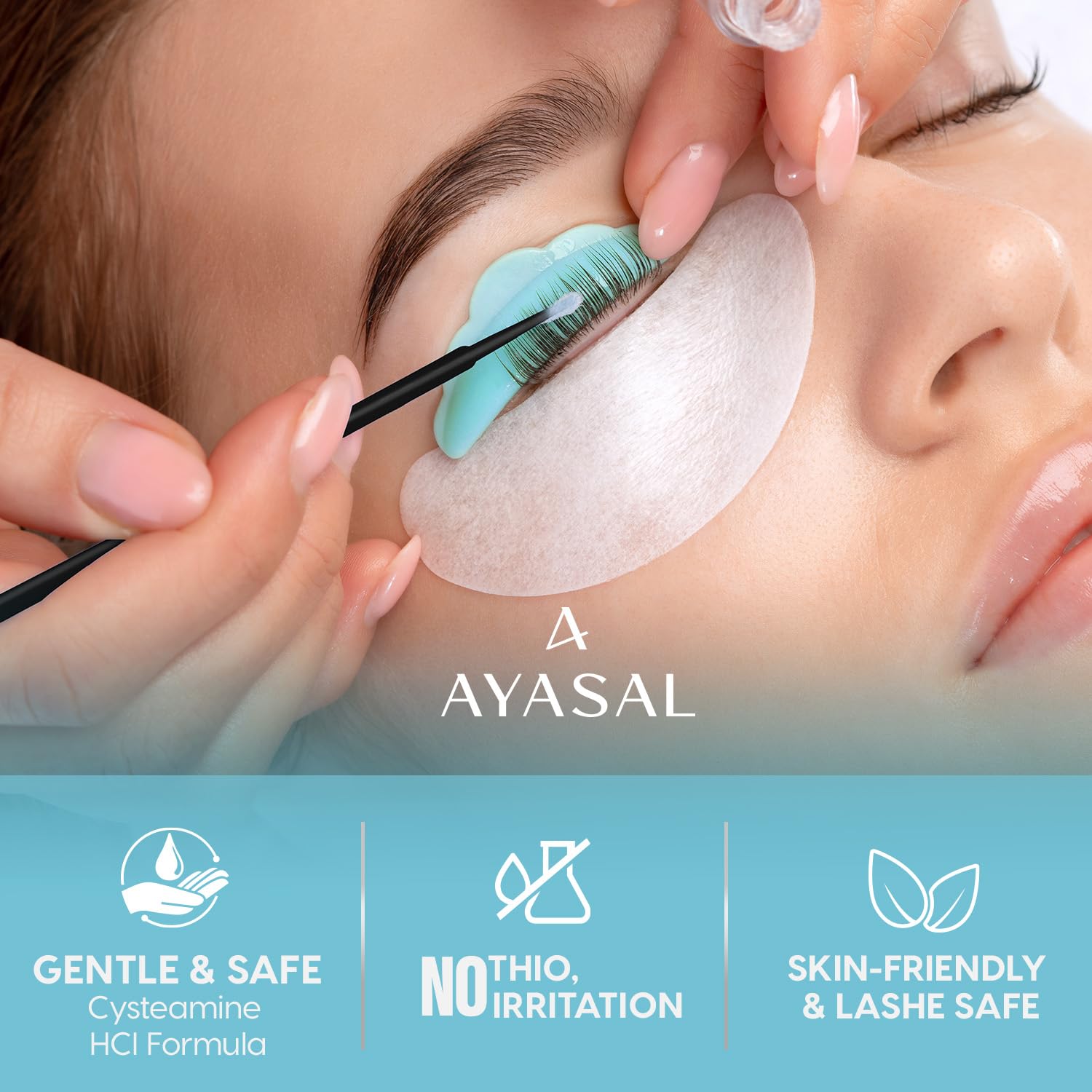 Premium eyelash lifting kit displaying full contents for six individual salon style treatments