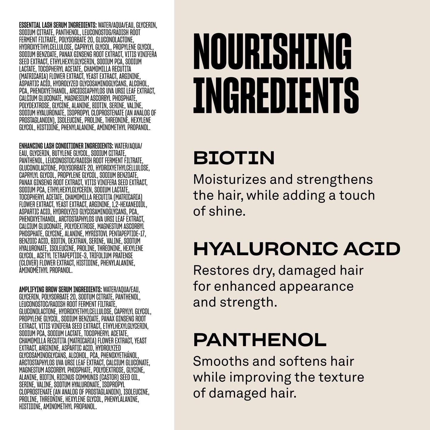 Back of the product packaging highlighting the directions for use and vegan cruelty free certifications