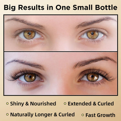 Premium gold packaging of ASAMO two in one eyelash growth treatment