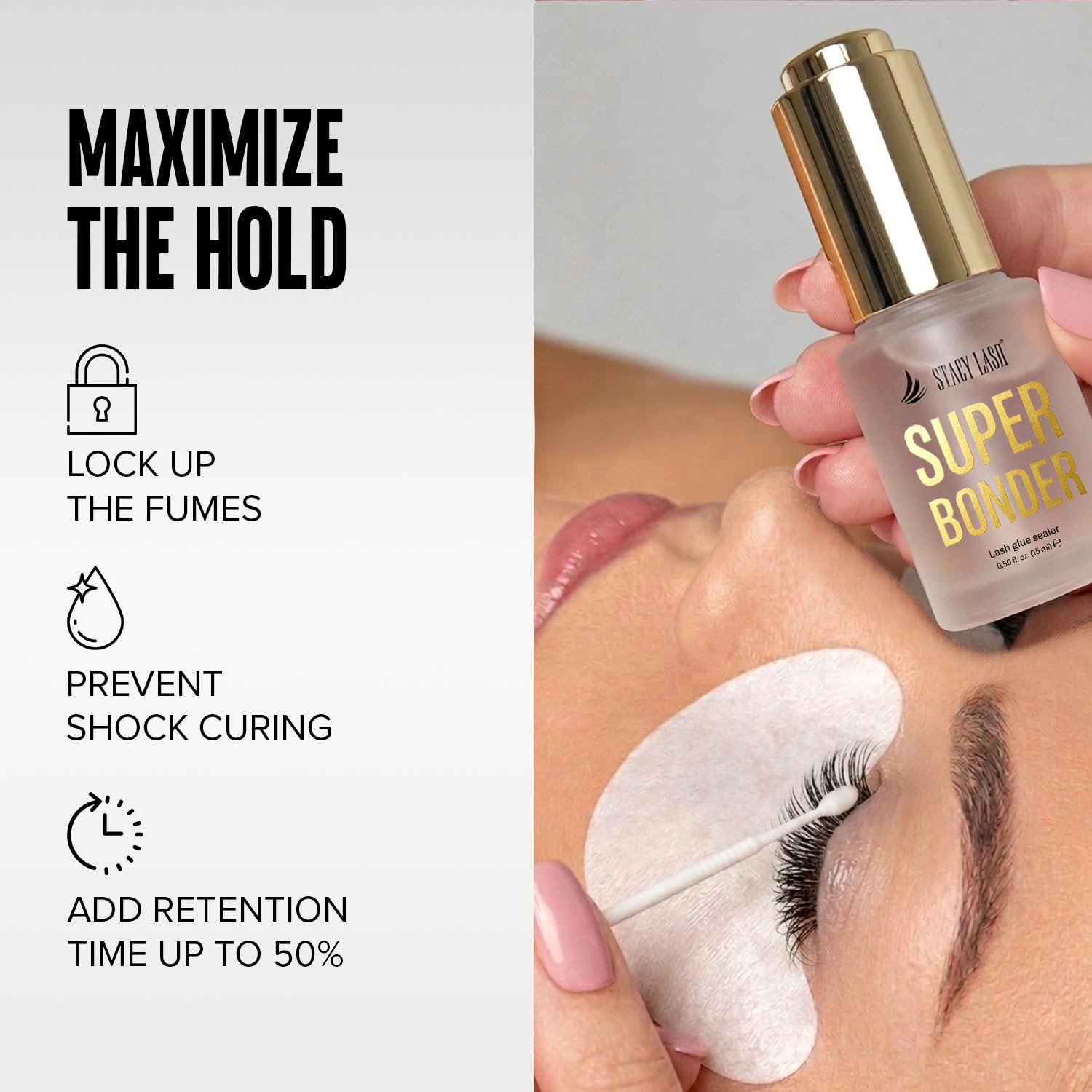 Stacy Lash glue fumes sealer dropper bottle for salon lash artists
