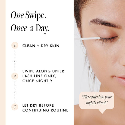 Premium imported USA lash growth formula container on a clean background.