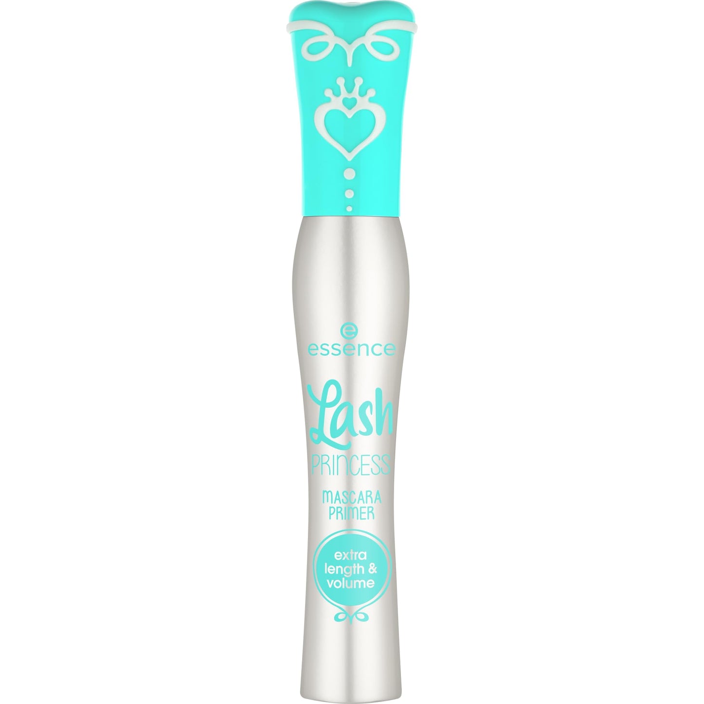 Essence Lash Princess Primer light green formula on elastomer brush wand