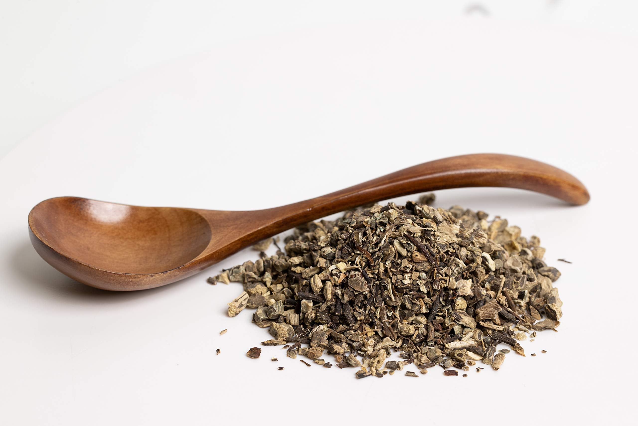Close up of Best Botanicals Black Cohosh Root cut texture