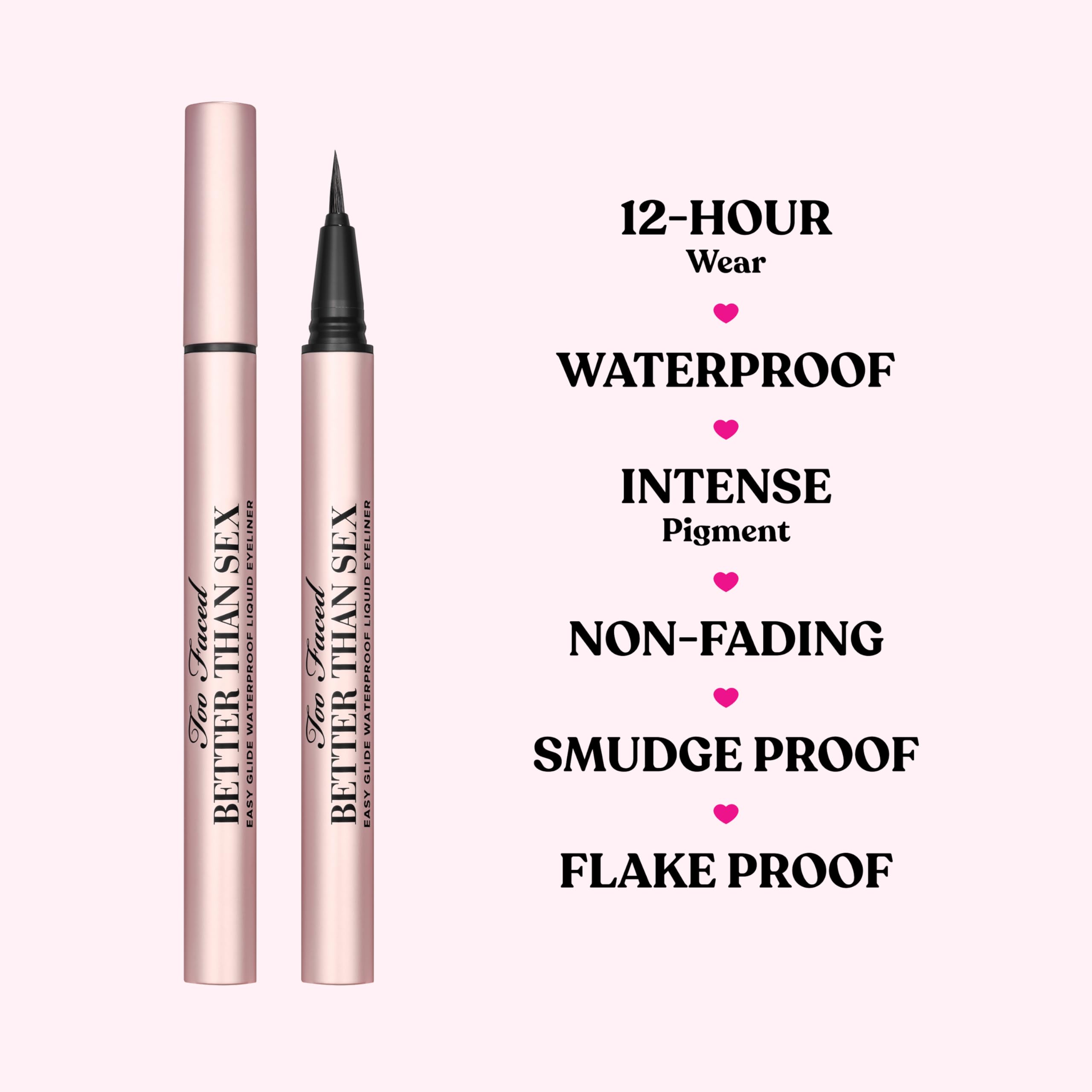 Too Faced liquid eyeliner pink barrel design