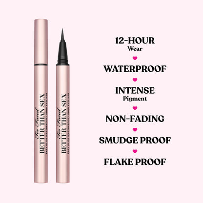 Too Faced liquid eyeliner pink barrel design