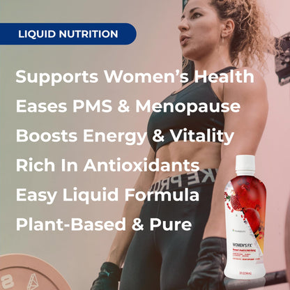Authentic Youngevity Women's FX branding and 32 fluid ounce size