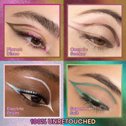 Electric Prism shade swatch on skin showing color shift