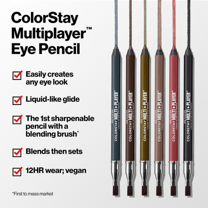 Revlon Multiplayer liquid-glide eyeliner swatch