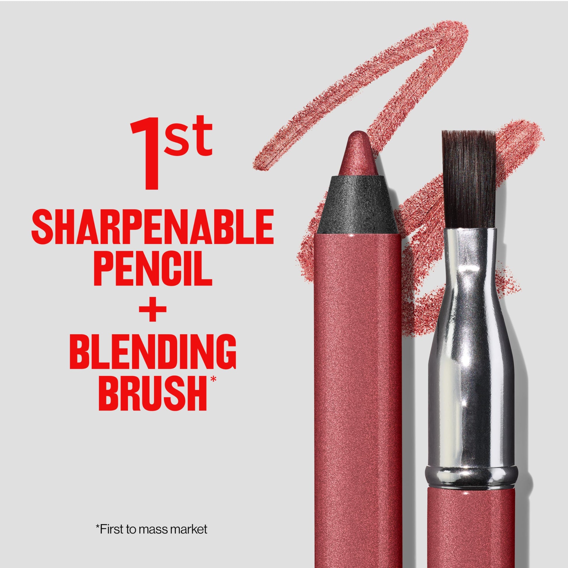 Blending brush feature of Revlon ColorStay pencil