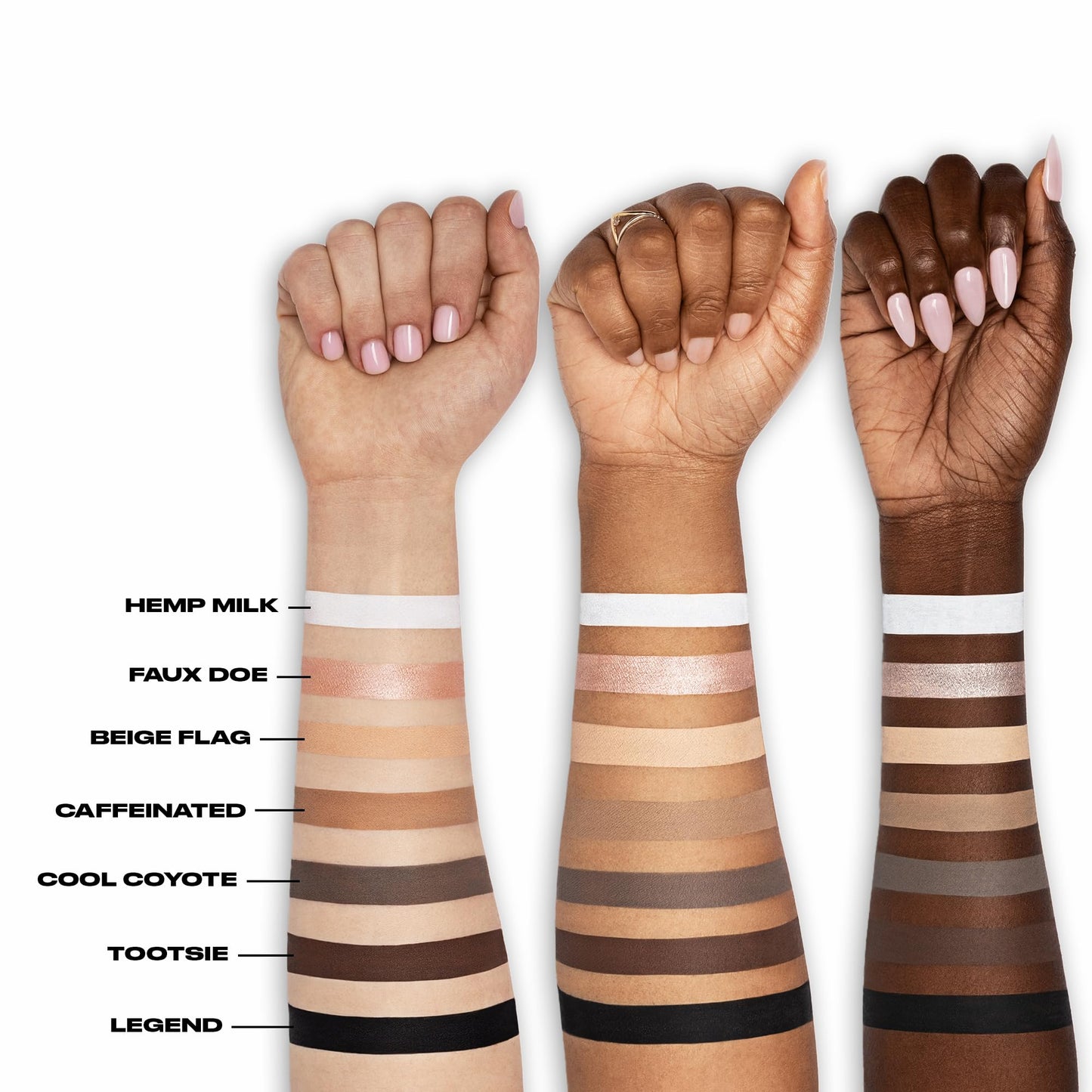 Professional makeup artist using Urban Decay black eyeliner