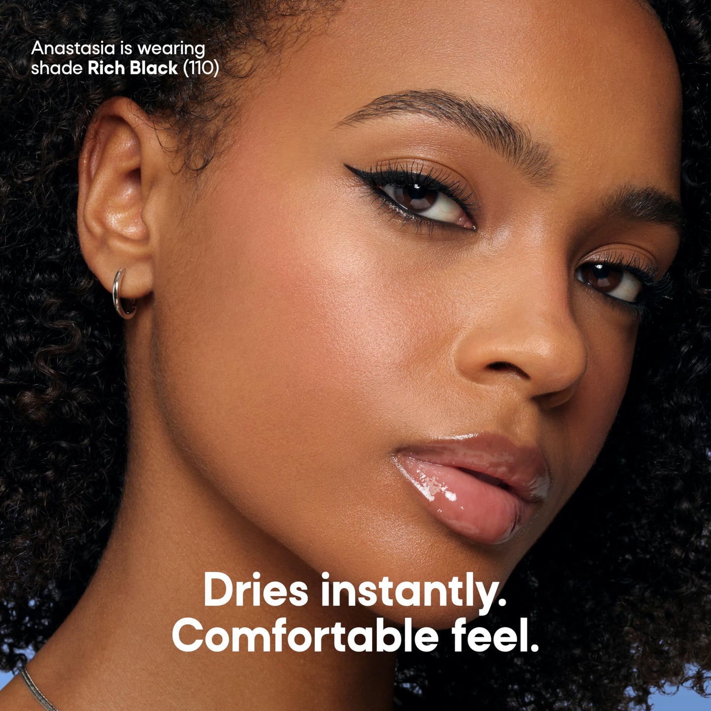 Almay gel eyeliner waterproof smudge proof demonstration