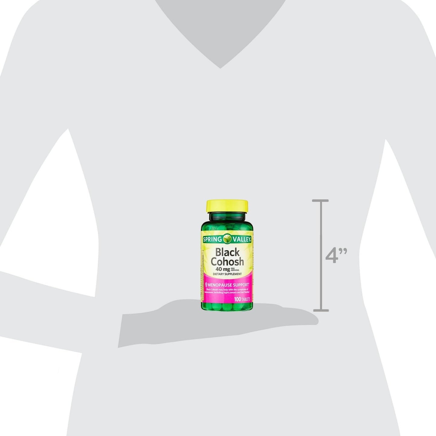 Menopause relief supplement 40mg dietary tablets