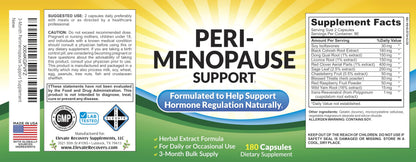 Close up of 11 herbal extract supplement facts