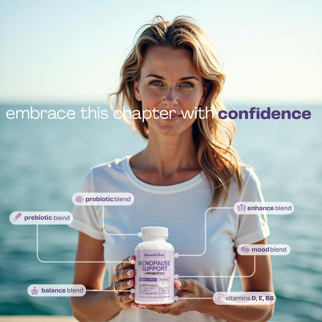 Nature's Everest menopause supplement for women side profile