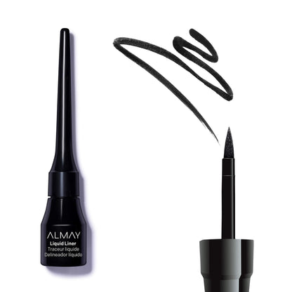 Close up of Almay liquid eyeliner flexible brush tip