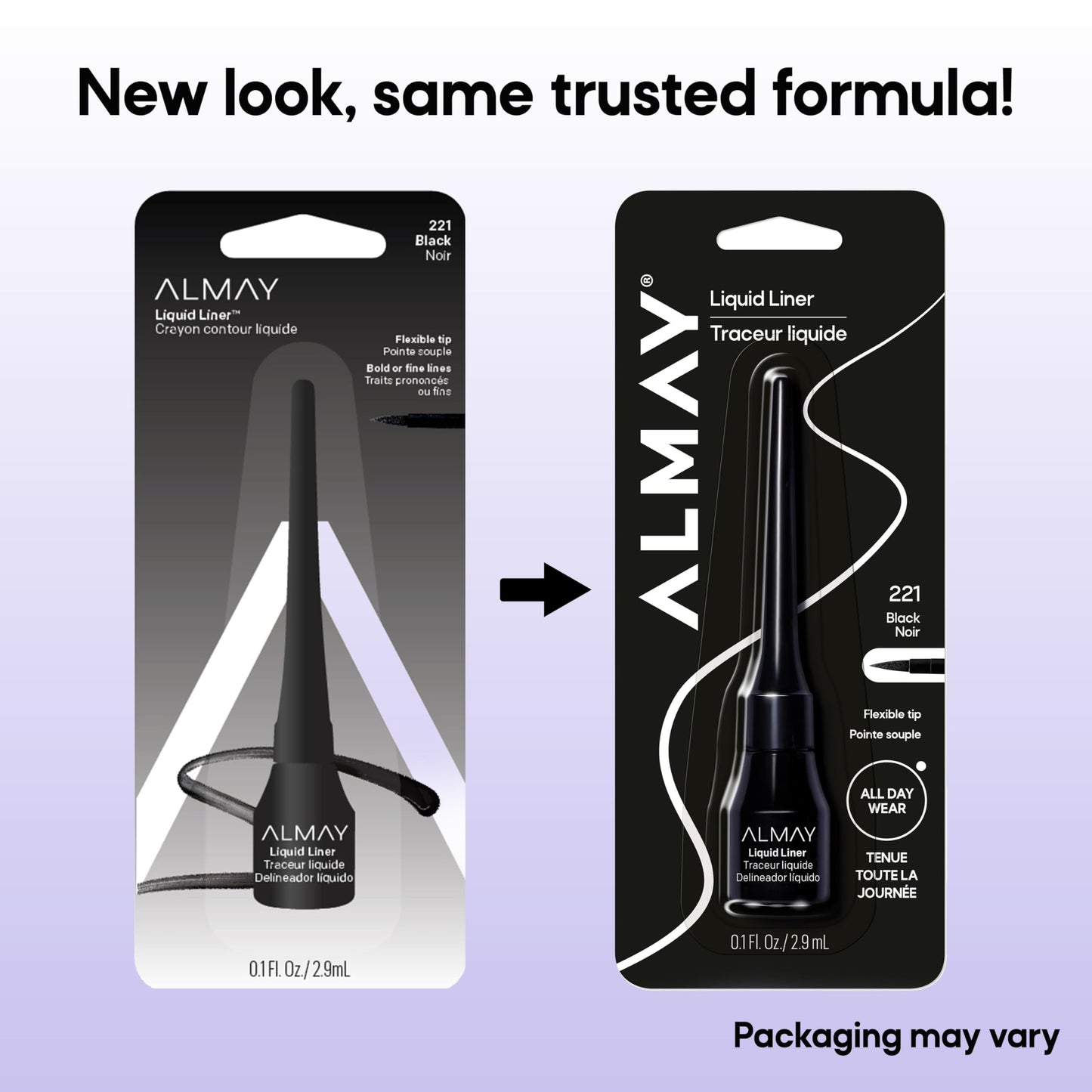 Almay liquid eyeliner 221 black inkwell bottle