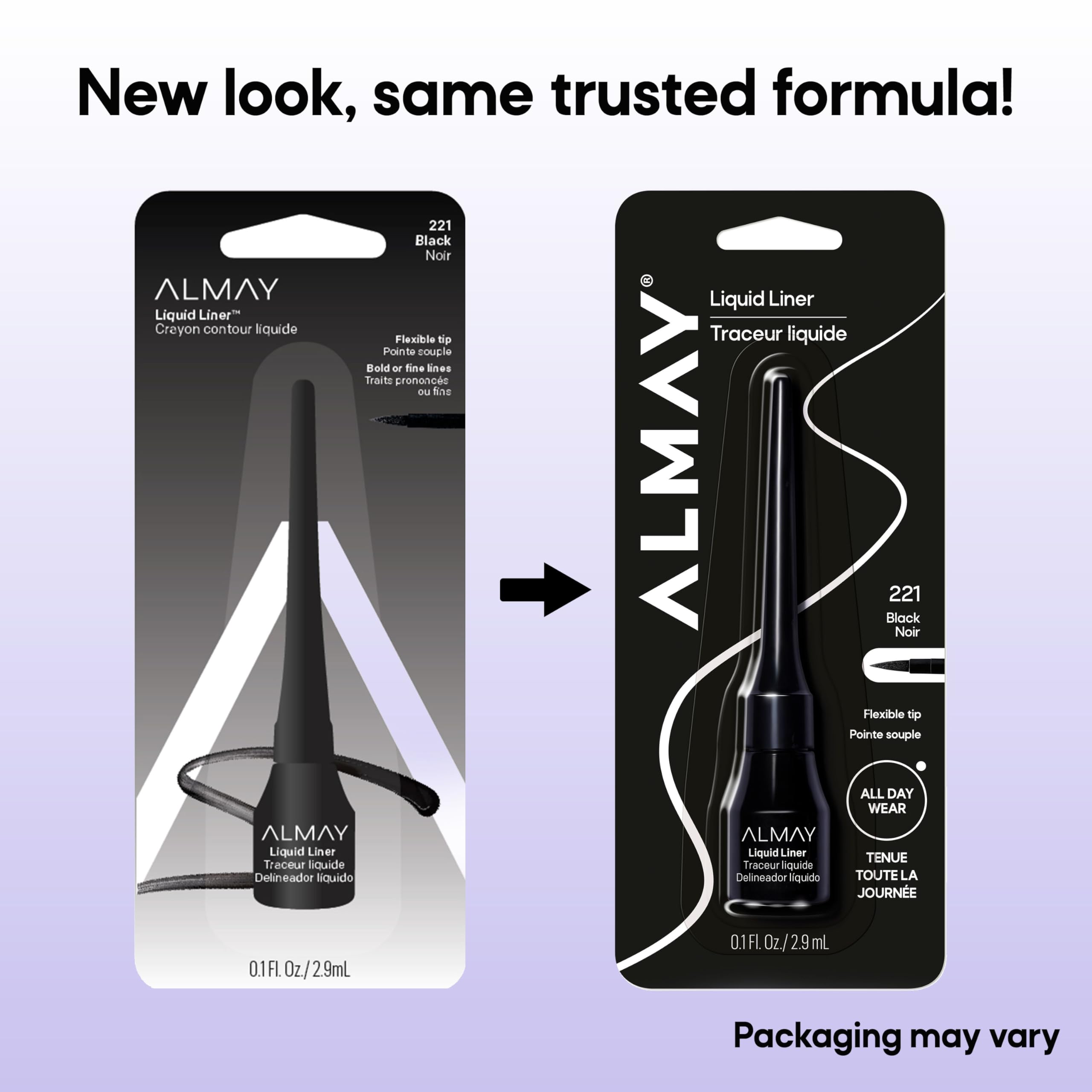 Almay liquid eyeliner 221 black inkwell bottle