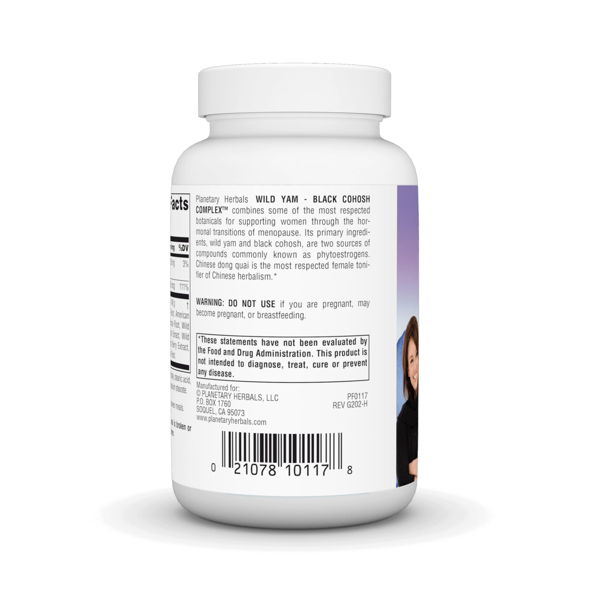 Planetary Herbals Wild Yam Black Cohosh Complex ingredient information