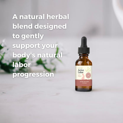 Sprigs Active Labor herbal supplement label details