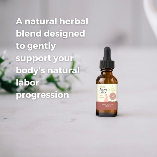 Sprigs Active Labor herbal supplement label details