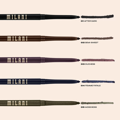 Milani After Dark waterproof eye pencil swatch