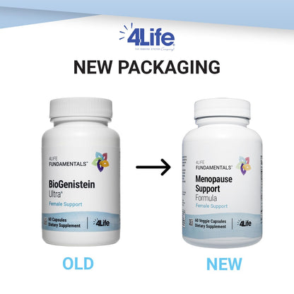 4Life BioGenistein Ultra 60 veggie capsules bottle