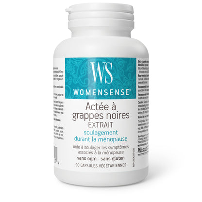 Natural Factors WomenSense Black Cohosh 90 vegetarian capsules bottle